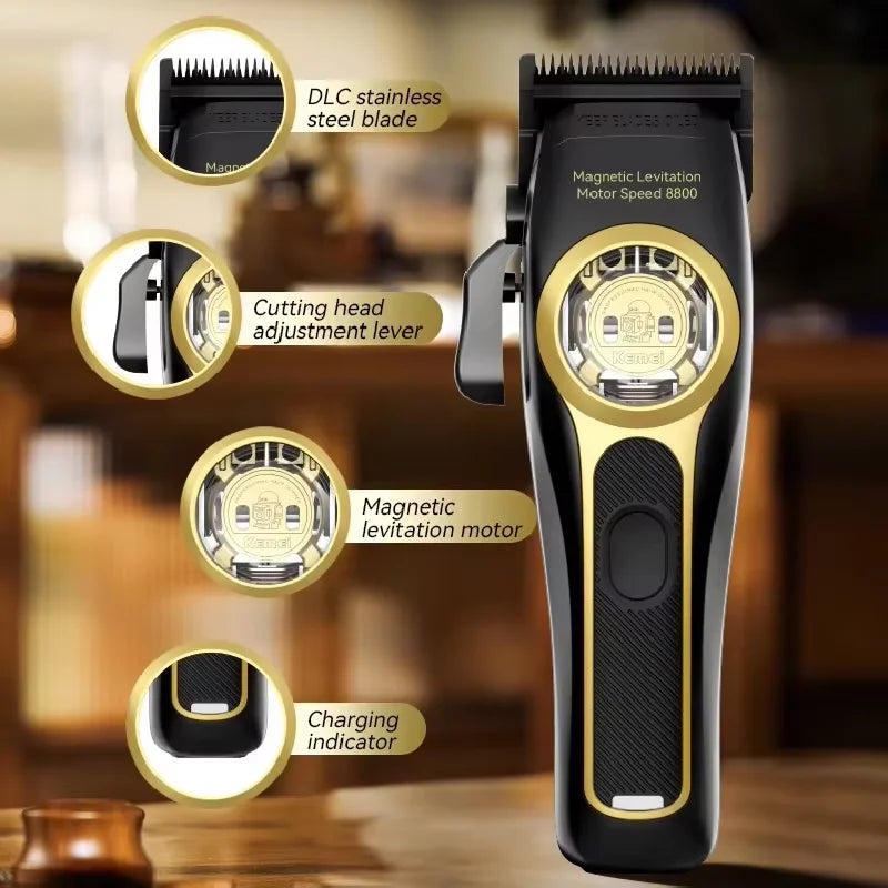 Kemei Professional Cordless Hair Clippers & Trimmer Electric