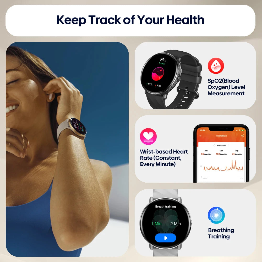 Zeblaze GTR 3 Pro: Voice Calling Smart Watch with AMOLED Display & 316L Steel Frame