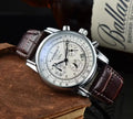 Zeppelin Airship Automatic Date Watch - Men's Luxury Leather Waterproof