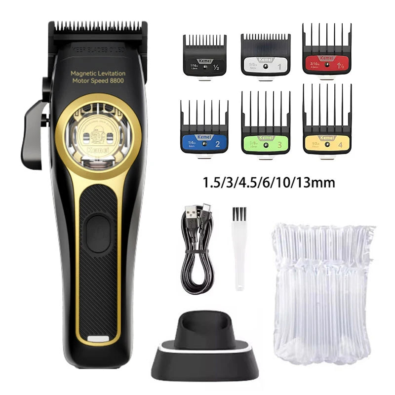 Kemei Professional Cordless Hair Clippers & Trimmer Electric
