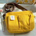 Large Capacity Canvas Pencil Case - Multi-Layer Storage for High School Students