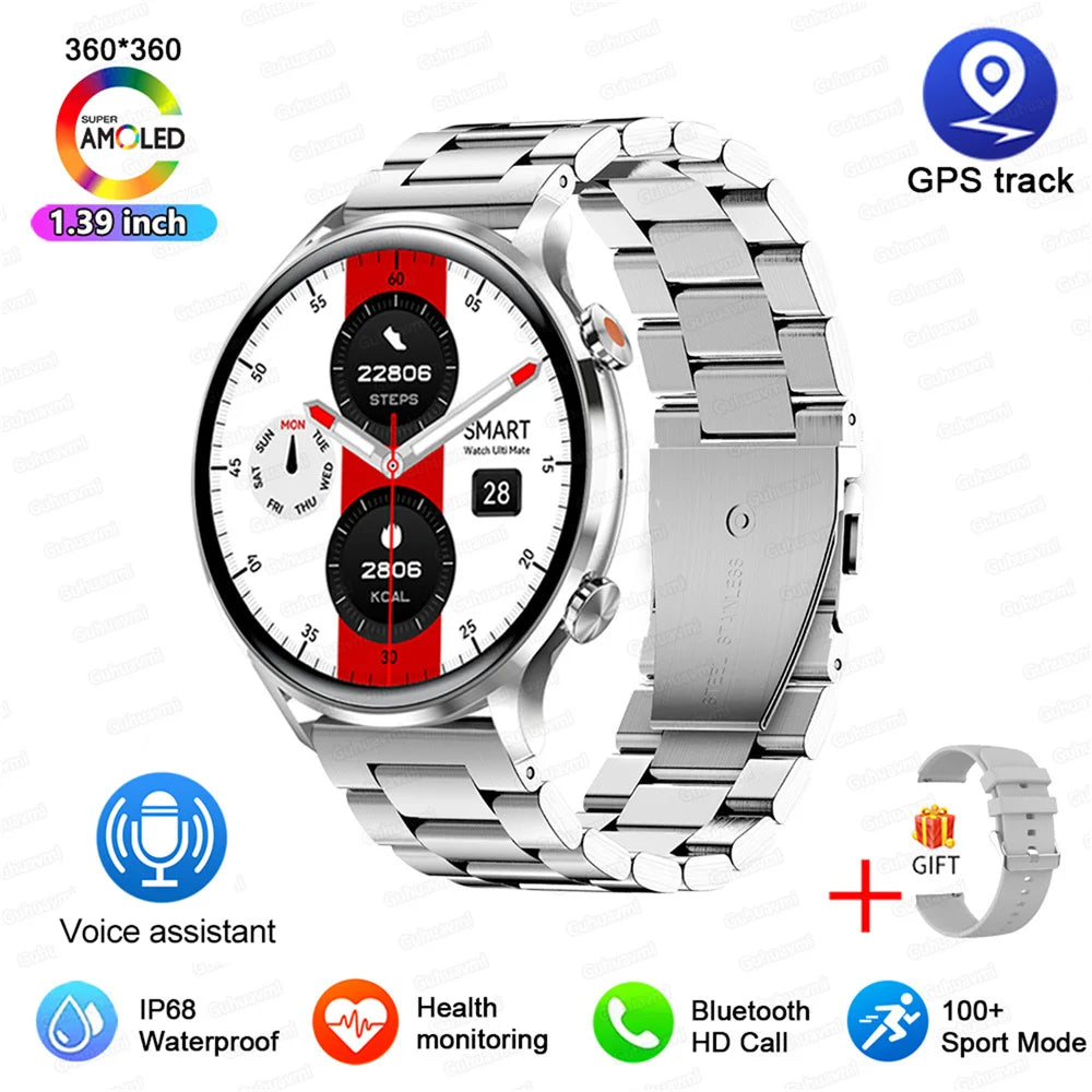 Vabena 2026 Smartwatch for Women & Men | AMOLED, GPS, IP68