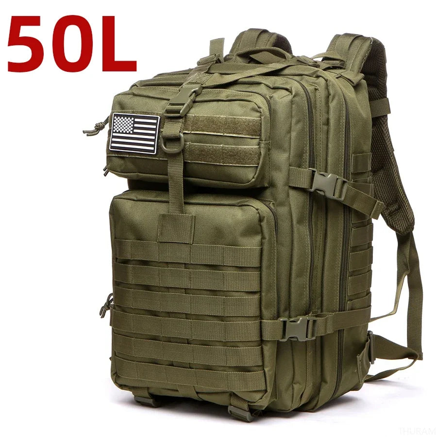 Thuram 1000D Waterproof Tactical Rucksack for Hiking & Camping