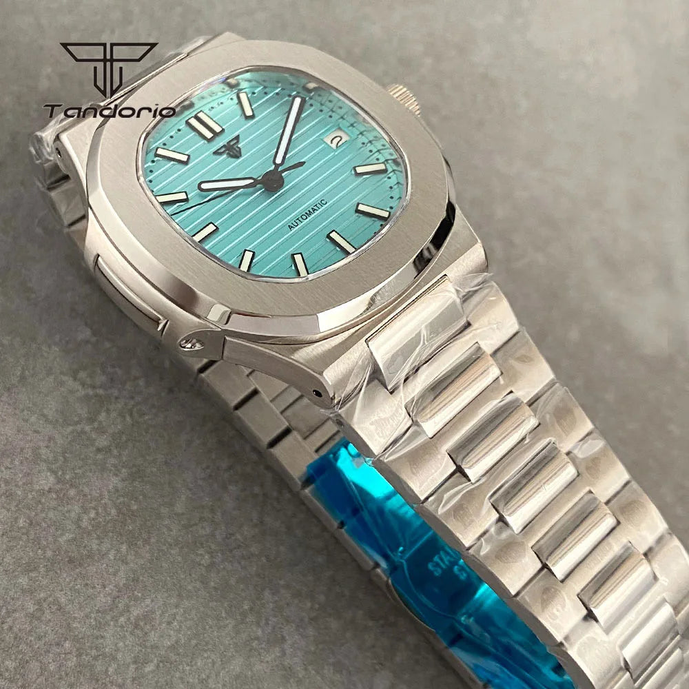 Tandorio Square Automatic Watch - Sapphire, Lume, NH35