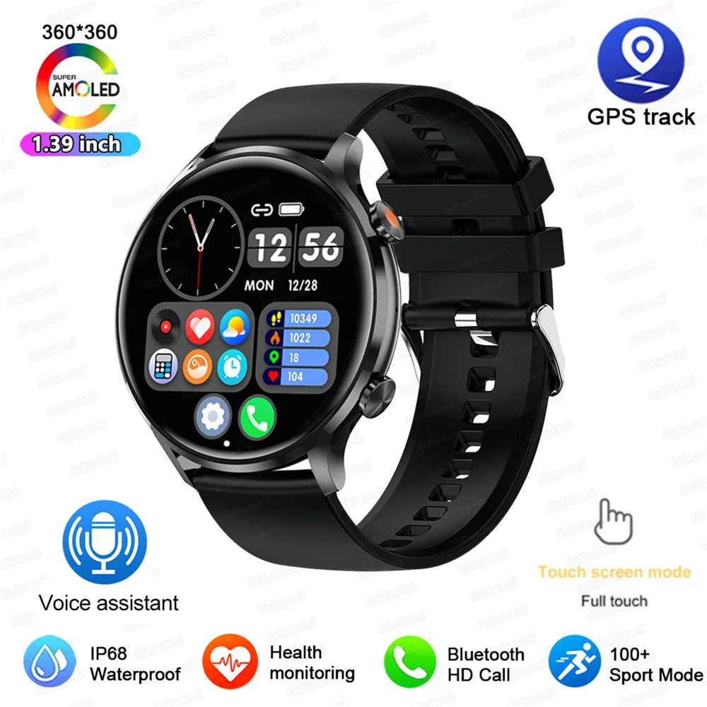 Vabena 2026 Smartwatch for Women & Men | AMOLED, GPS, IP68