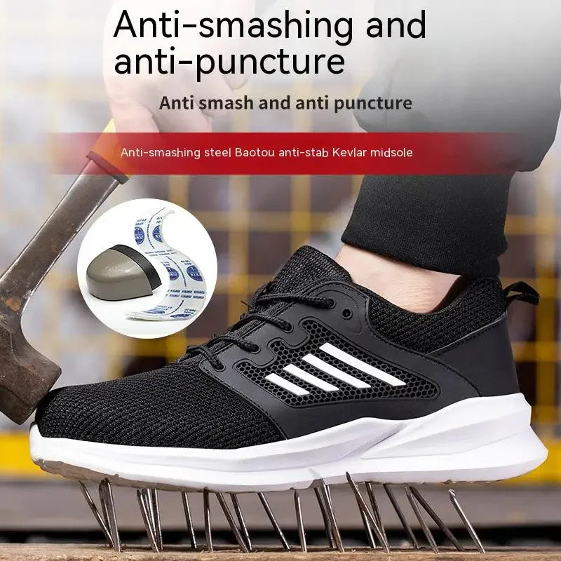 Vabena Indestructible Steel Toe Work Sneakers for Men & Women | Safety Footwear