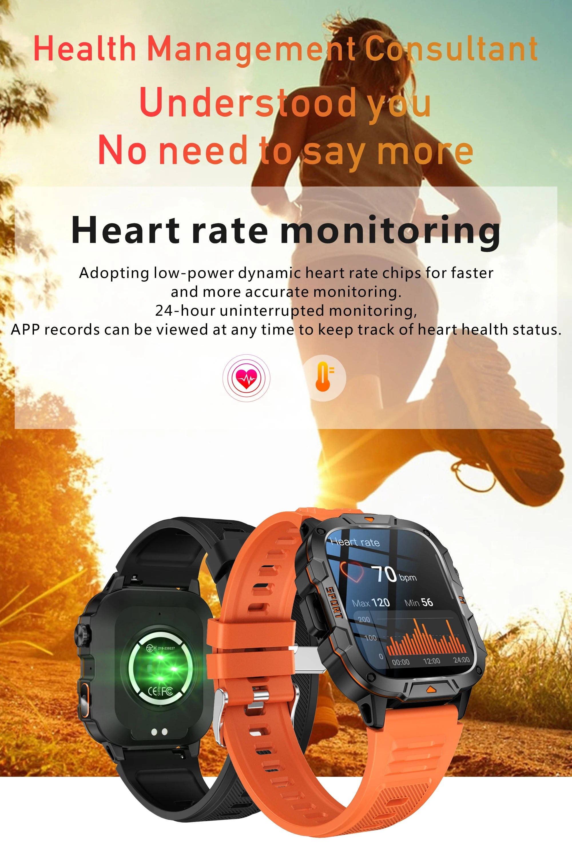 Military-Grade Smartwatch for Men | AMOLED Display | 5ATM Tactical Watch