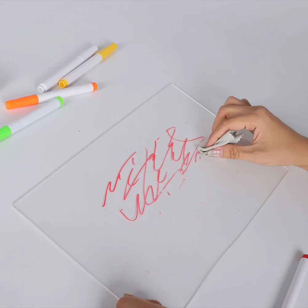 LED Note Board & Night Light | RGB Erasable Drawing Board for Kids
