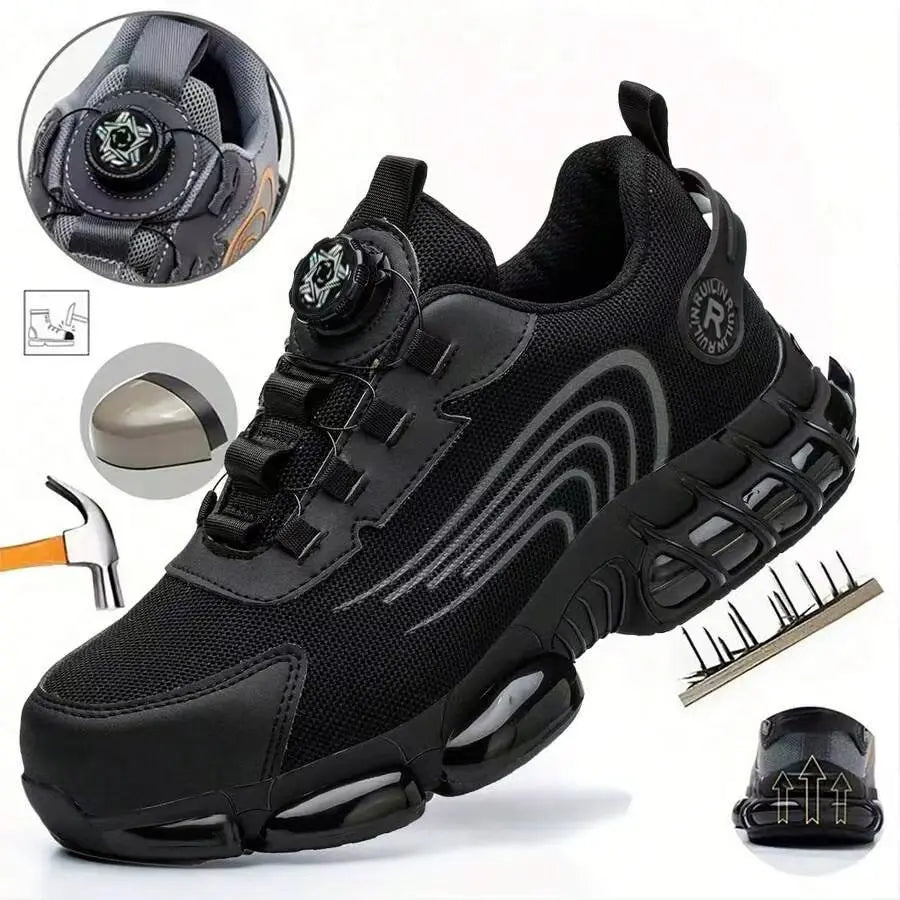 Manlegu Tough Safety Shoes - Ultimate Slip Resistance & Protection