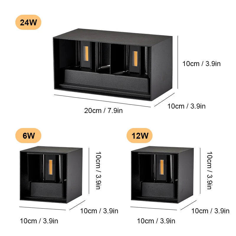 Pumous Dual-Directional Waterproof Outdoor LED Light