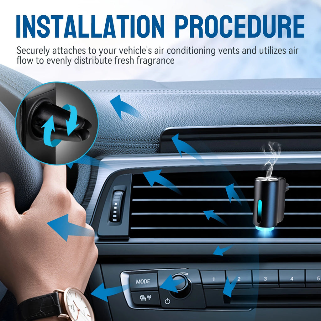 Vabena Car Air Freshener Electric Auto Aroma Diffuser Vent | Premium Scent Experience