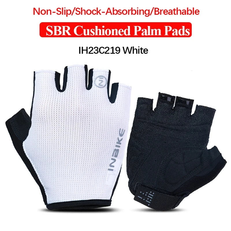 INBIKE Shockproof Gel Pad Cycling Gloves - Half Finger Summer Sport