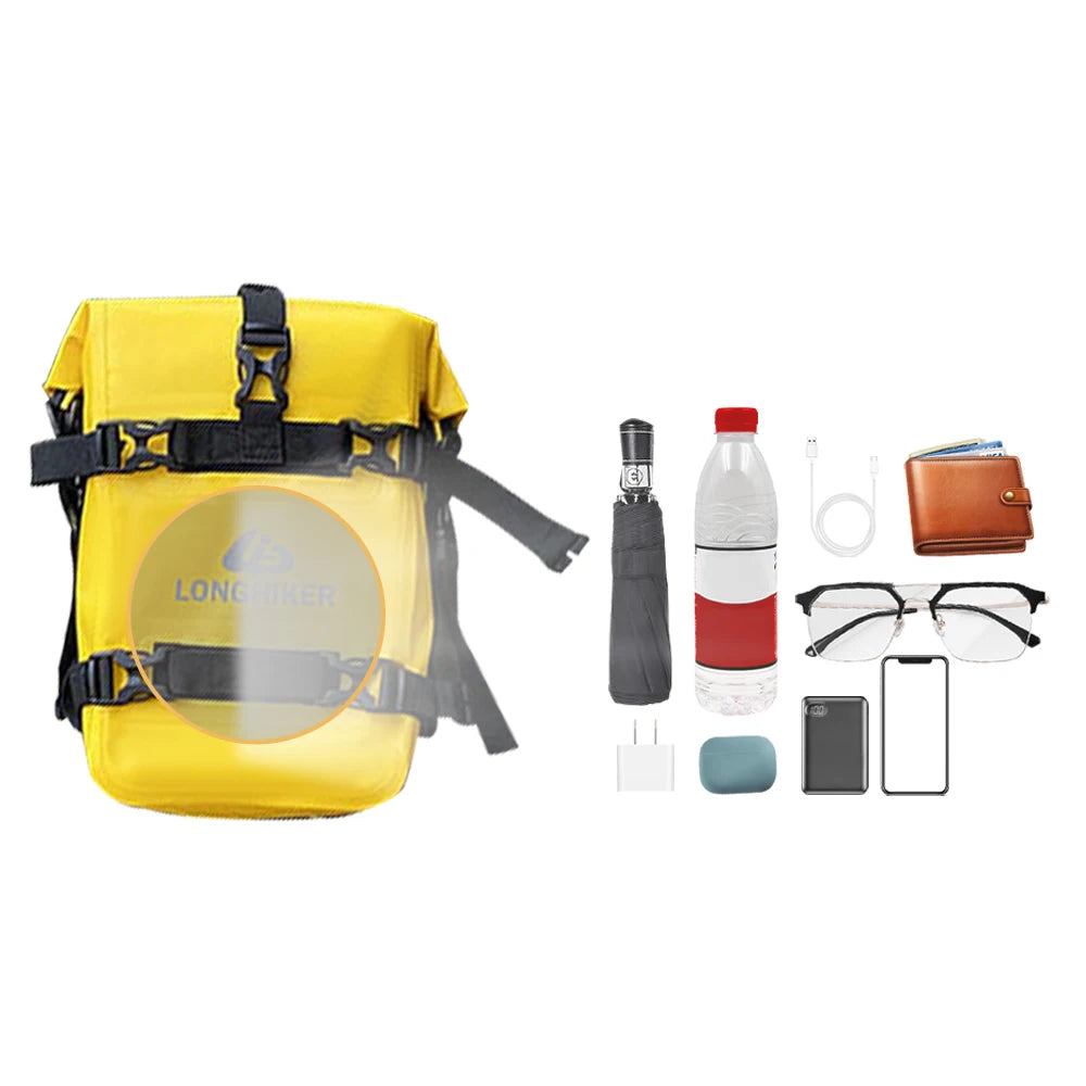 Motorcycle Frame Crash Bar Bag for BMW R1250GS R1200GS ADV Honda NC750X CB500X - Waterproof Tool Storage