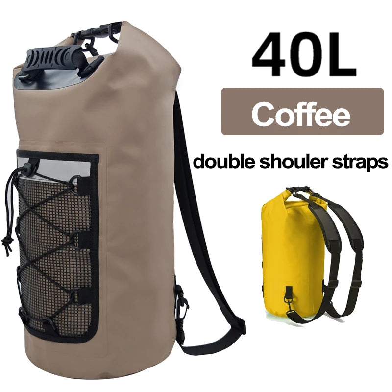 Waterproof Dry Bag Backpack for Kayaking & Outdoor Adventures - 10L/20L
