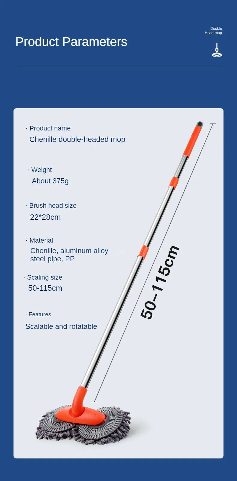 LEIBOO Telescopic Car Wash Mop - Foam Brush for Vehicle & Window Cleaning