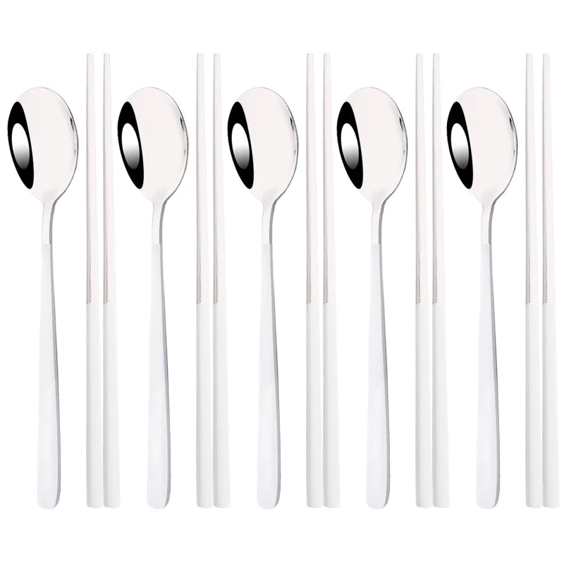 Vabena Luxury 304 Stainless Steel 10-Piece Cutlery Set | Premium Tableware
