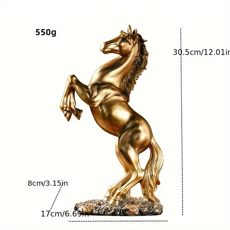 Nordic Abstract Horse Sculpture - Modern Resin Home Decor