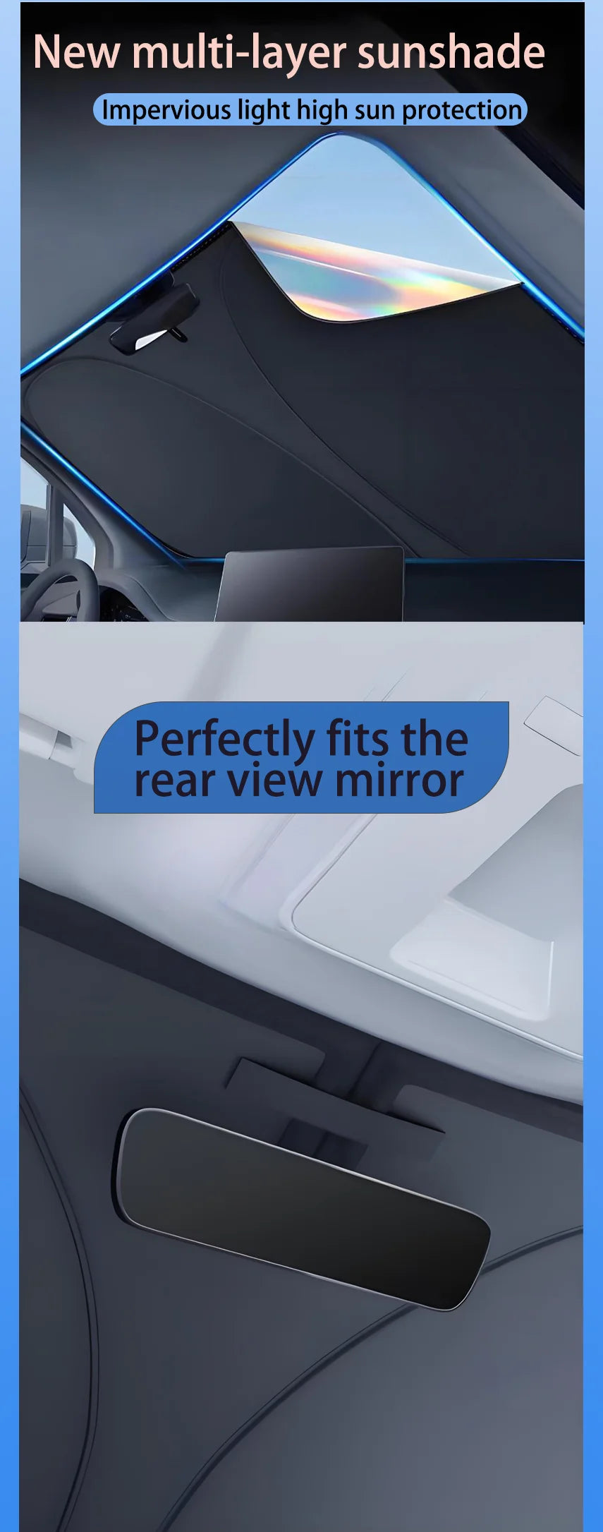 Kia Ceed XCeed Windshield Sunshade 2018-2025 | Anti-UV Protection & Interior Cool