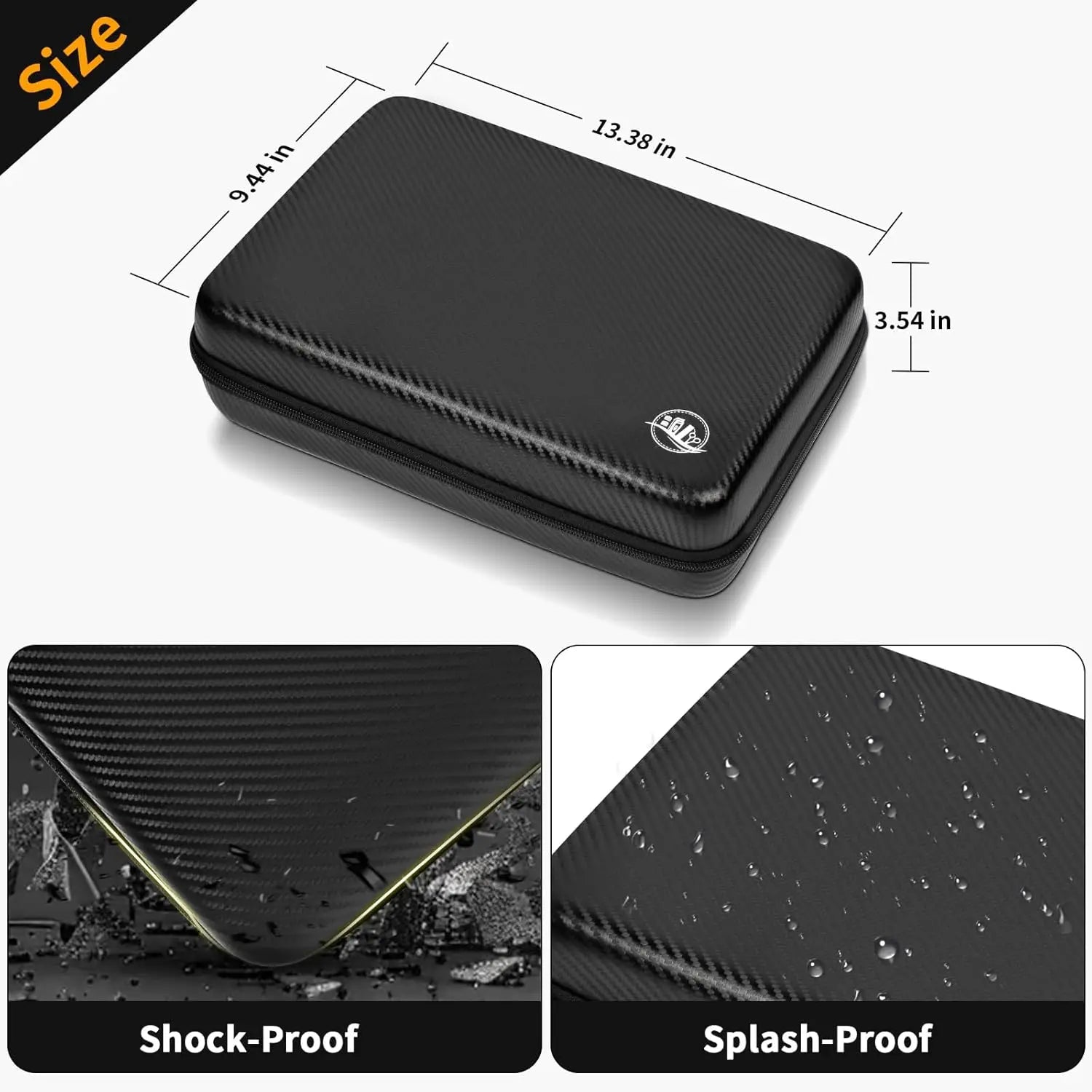 Ufree Hard Travel Case for Hair Clippers & Barber Supplies Organizer