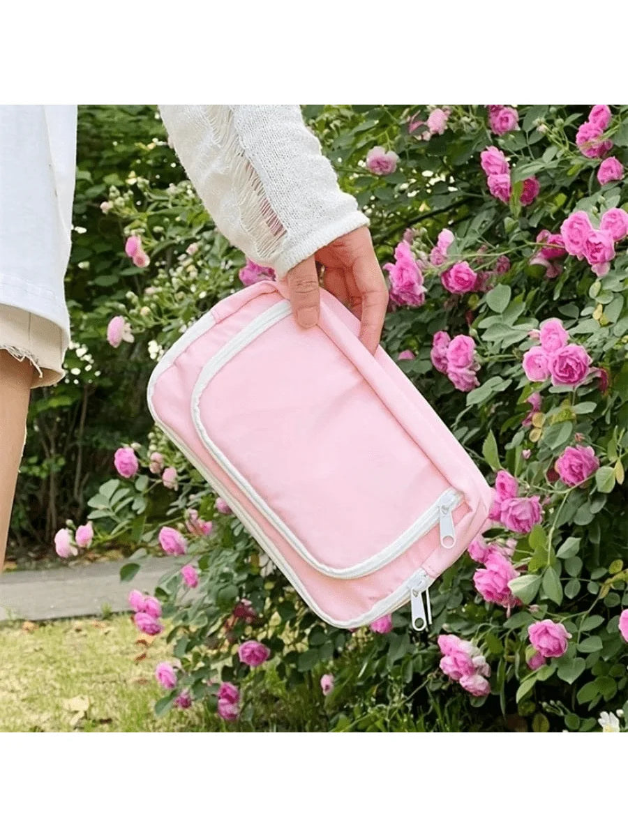 Cute Multi-Layer Pencil Case Pouch - Large Capacity Stationery Bag