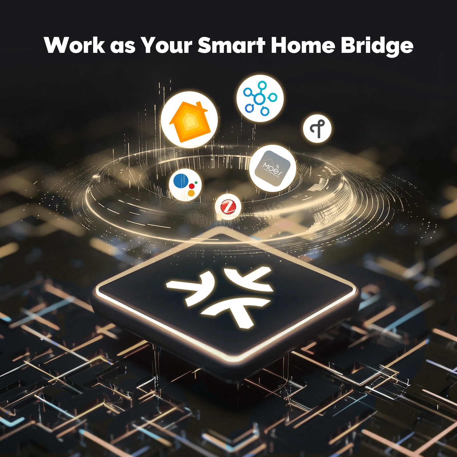 MOES Matter & Zigbee Hub | Smart Home Gateway for Seamless Connectivity