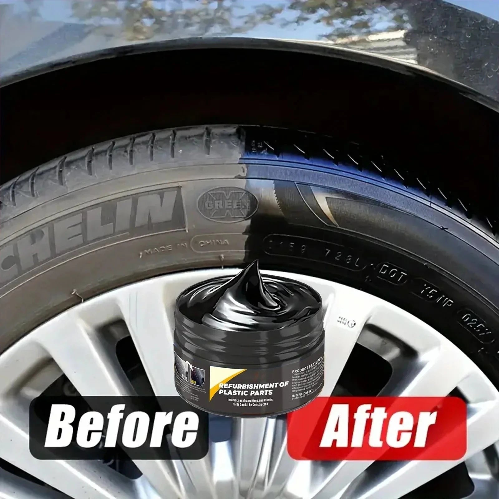 Car Scratch Repair, Tire Gloss & Dashboard Restoration Solution