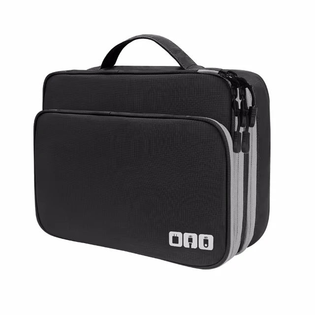 Multi-Layer Cable Storage Bag | Electronic Accessories Organizer for Travel