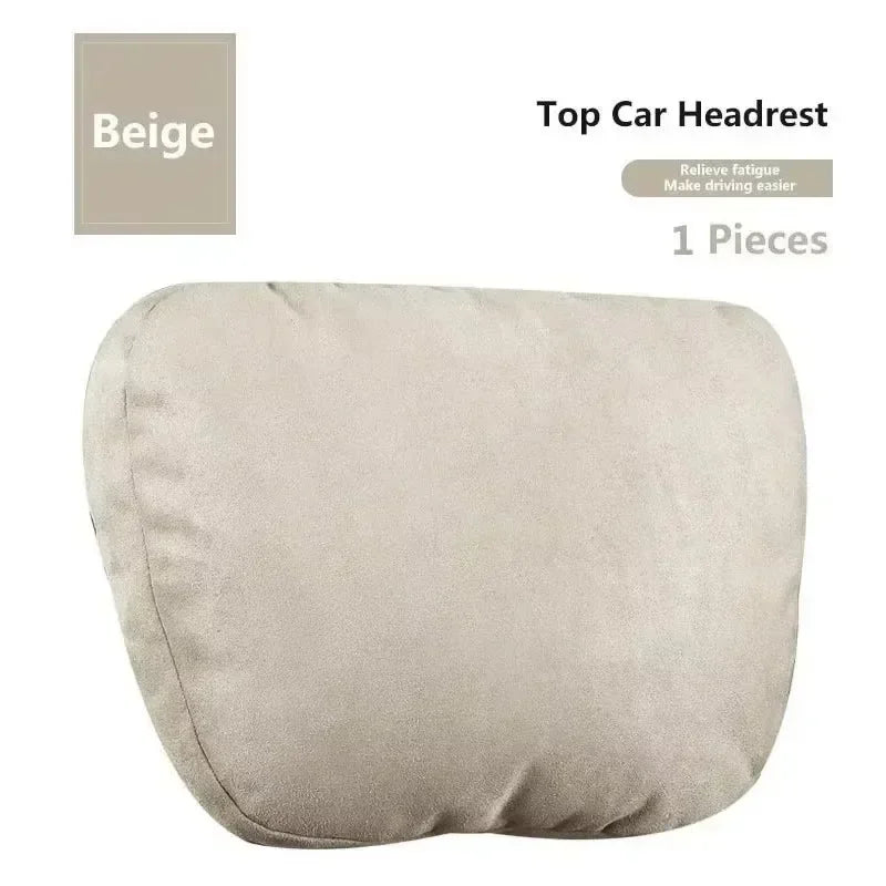 Premium Car Headrest Neck Support Pillow - Maybach S-Class Design, Universal Fit