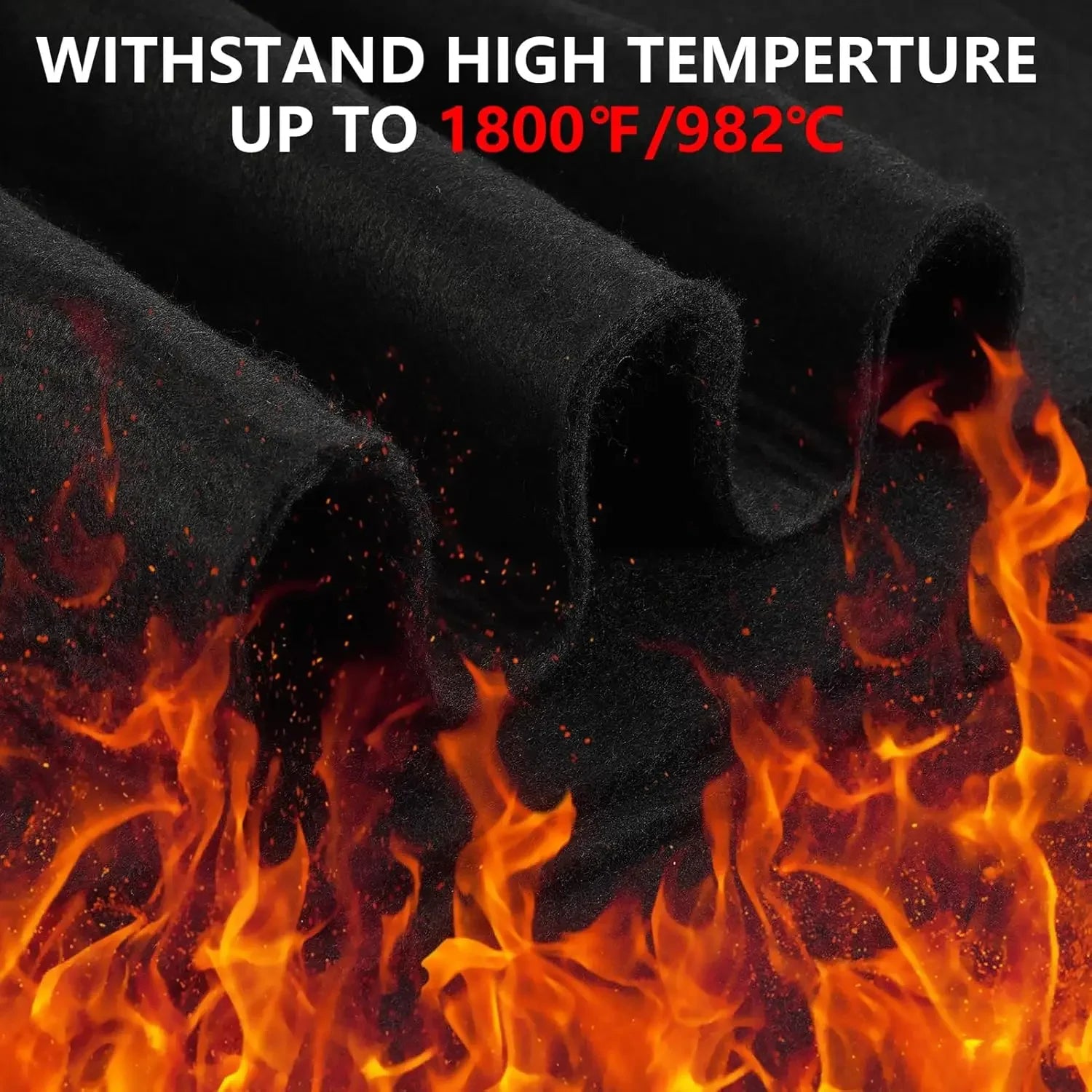 Pre-Oxidized Carbon Felt Welding Blanket 2/5mm - Fireproof Protection