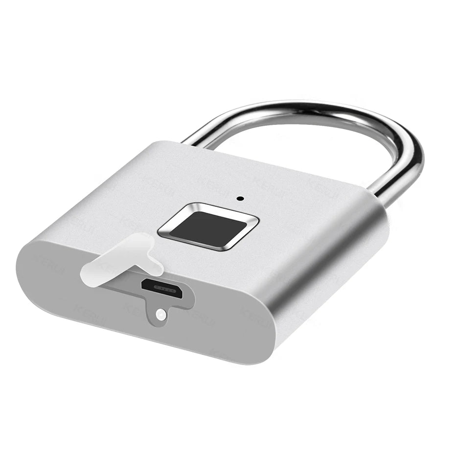 KERUI Fingerprint Smart Padlock | Keyless USB Anti-Theft Lock