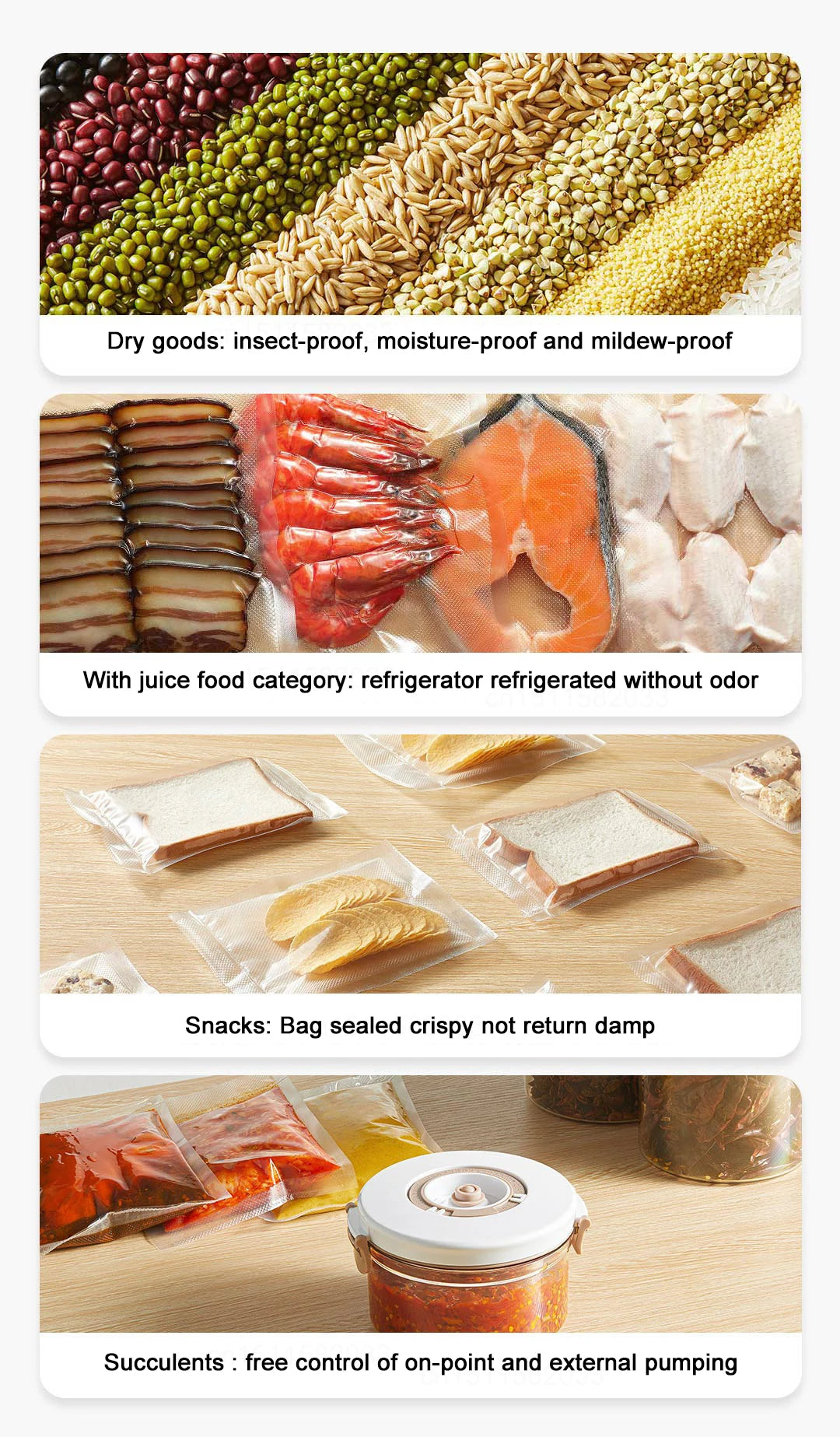 MIJIA 70Kpa Vacuum Sealer - Dry & Moist Food Preservation