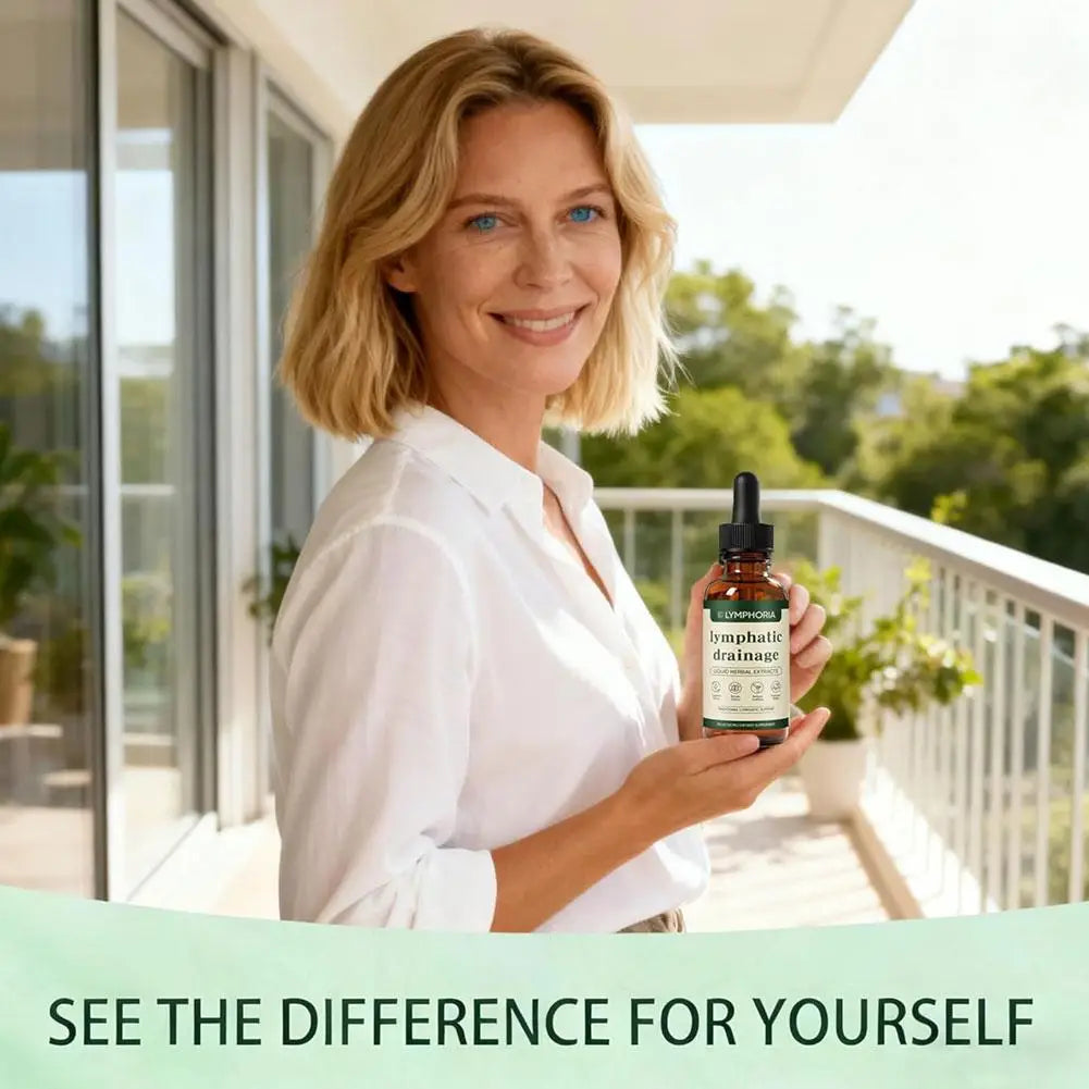 Natural Herbal Lymphatic Drainage Liquid for Vitality & Clarity
