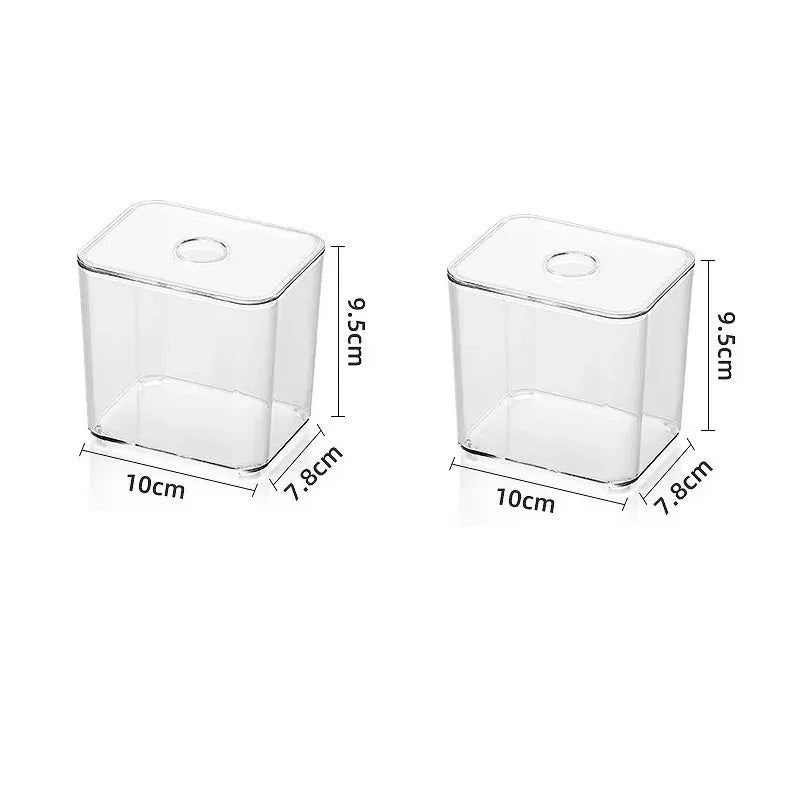 Clear Acrylic Drawer Organizer Sets - Transparent Storage Bins for Stationery & Makeup