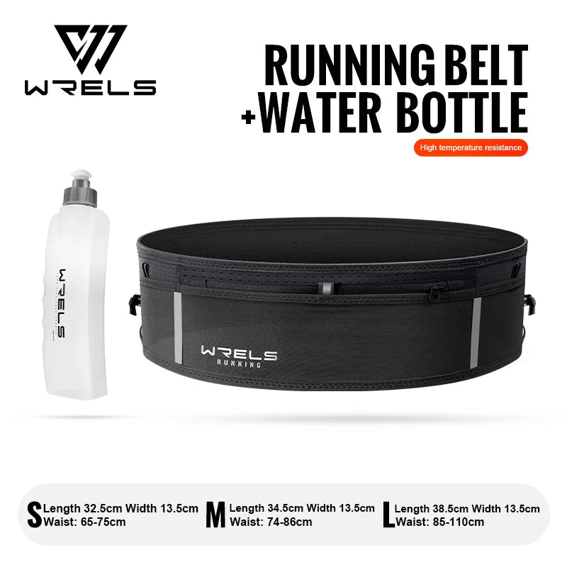 WRELS Invisible Running Belt - Waterproof Multi-Function Marathon Fanny Pack