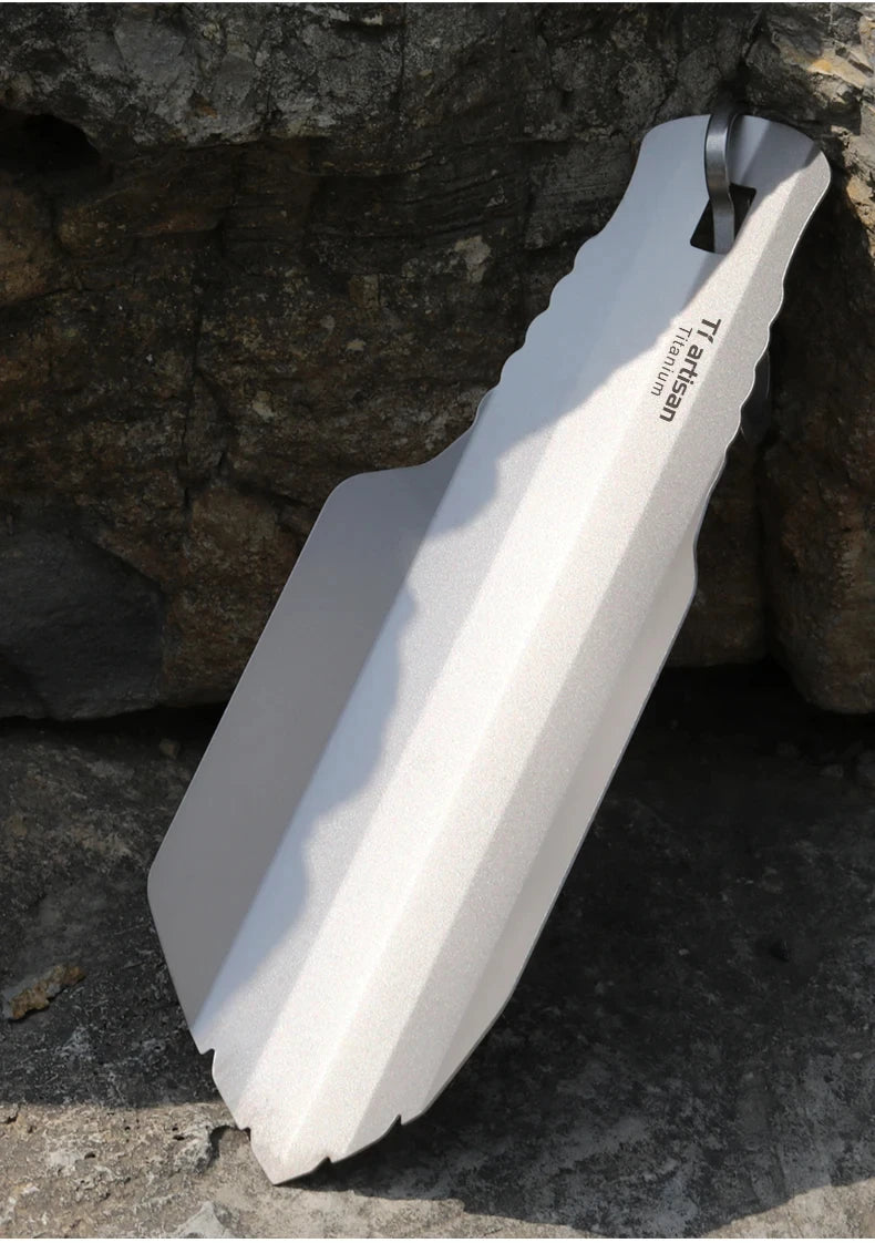 Tiartisan Titanium Mini Trowel - Ultralight Camping Hiking Garden Shovel