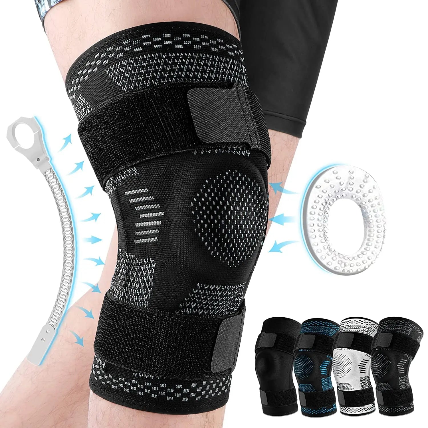 Sports Knee Pads for Meniscus Tear Recovery | Patella Gel Support
