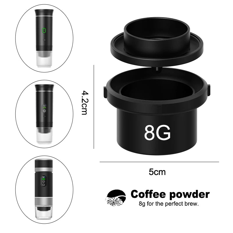 DENOKIN 51mm Stainless Steel Espresso Coffee Filter Basket