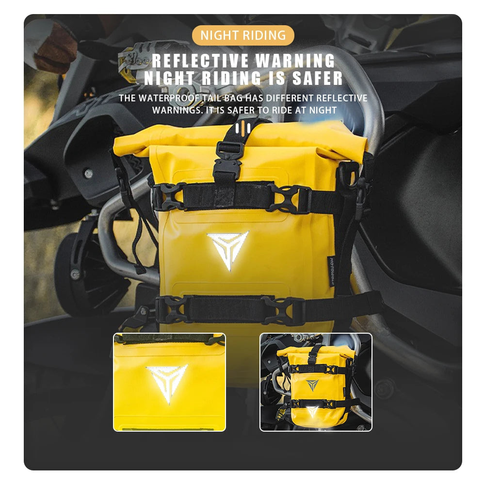 Motorcycle Frame Crash Bar Bag for BMW R1250GS R1200GS ADV Honda NC750X CB500X - Waterproof Tool Storage