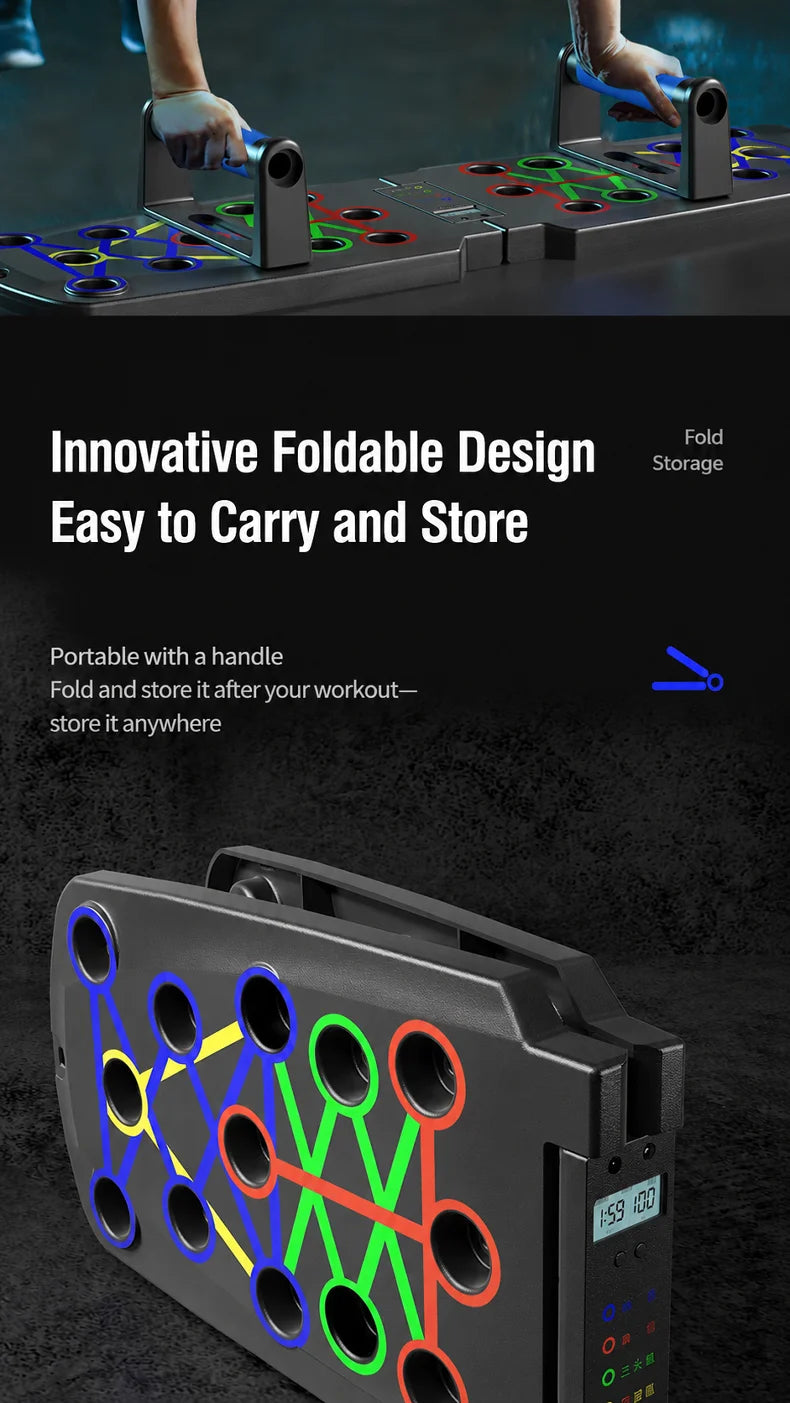 Portable Push-up Board Set | Home Gym Fitness Equipment for Full Body Workout