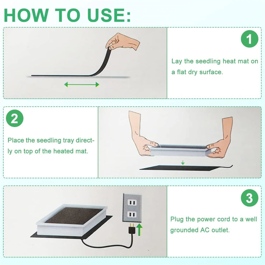 Seedling Heat Mat with Digital Thermostat - Optimal Plant Germination