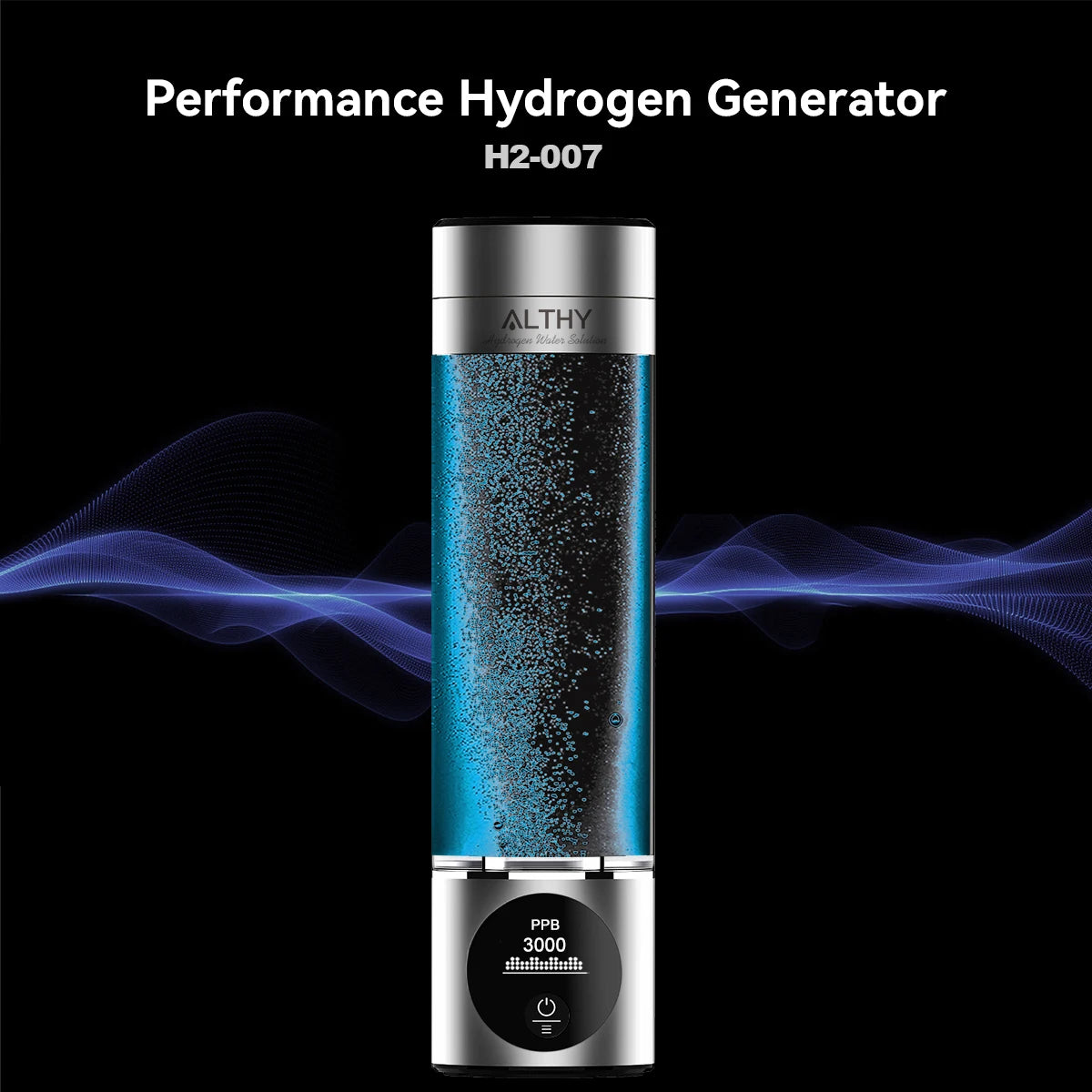 ALTHY Hydrogen Water Generator Bottle | DuPont SPE+PEM H2 Inhalation