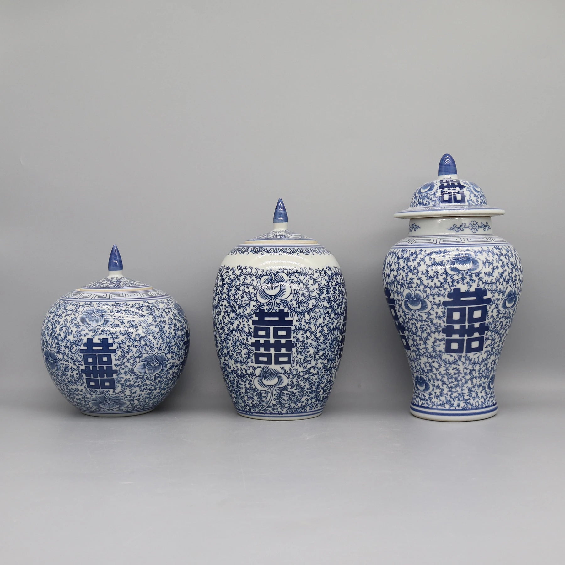 Blue & White Ceramic Jar | Timeless Home Decor Pot & Vase