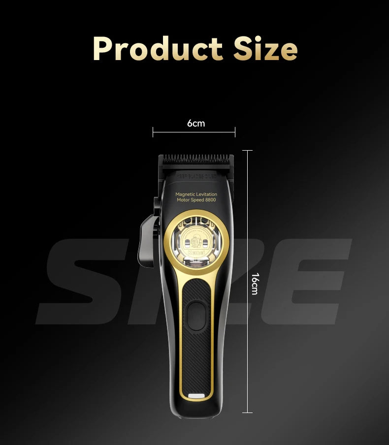 Kemei Professional Cordless Hair Clippers & Trimmer Electric