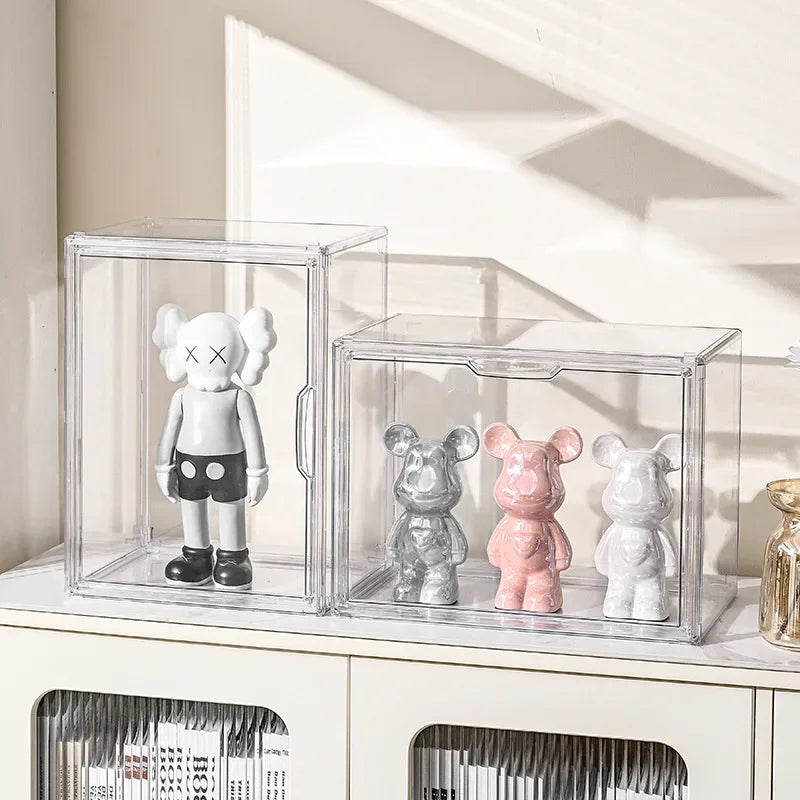 Large Capacity Clear Acrylic Organizer Box for Figures, Blind Boxes & Makeup