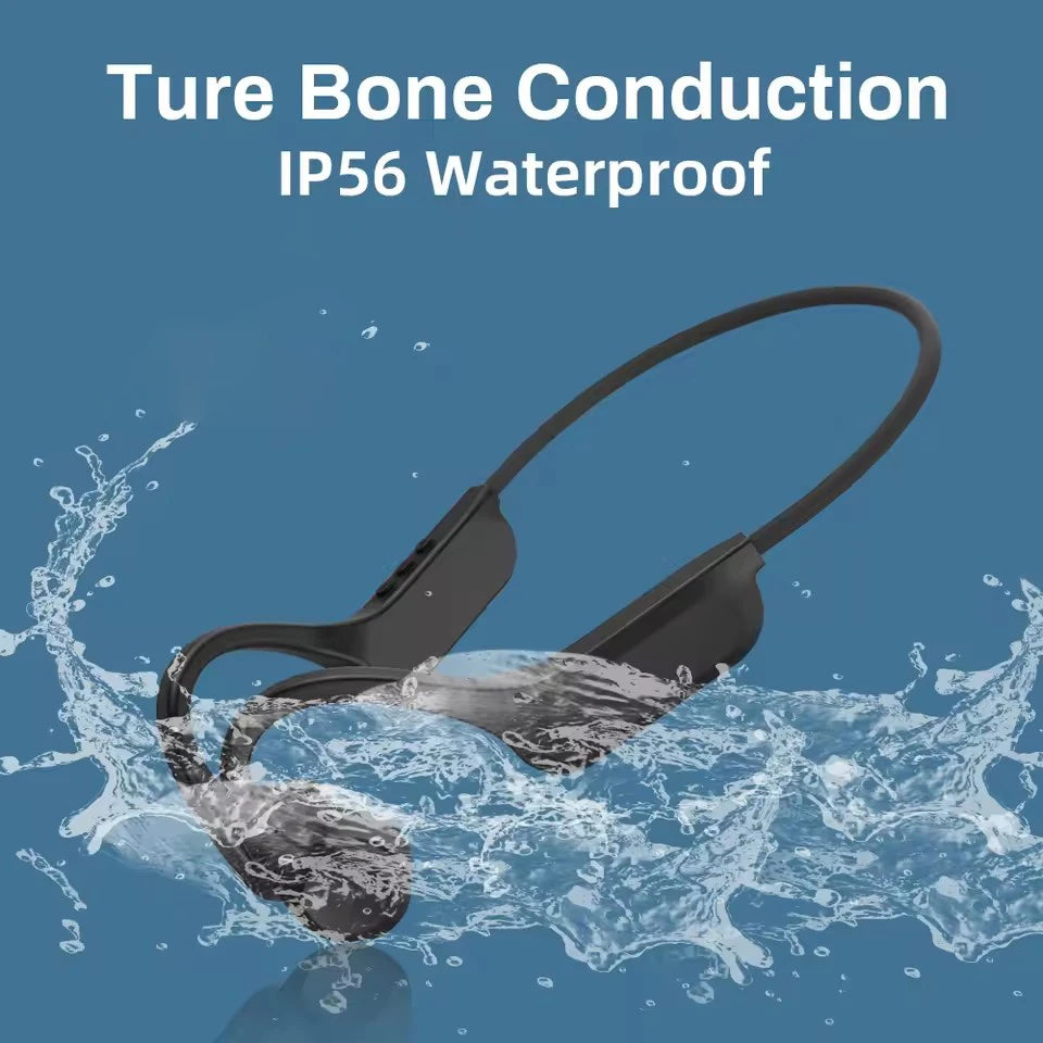 LonMao B33 Bone Conduction Bluetooth 5.4 Sports Headset with HD Mic