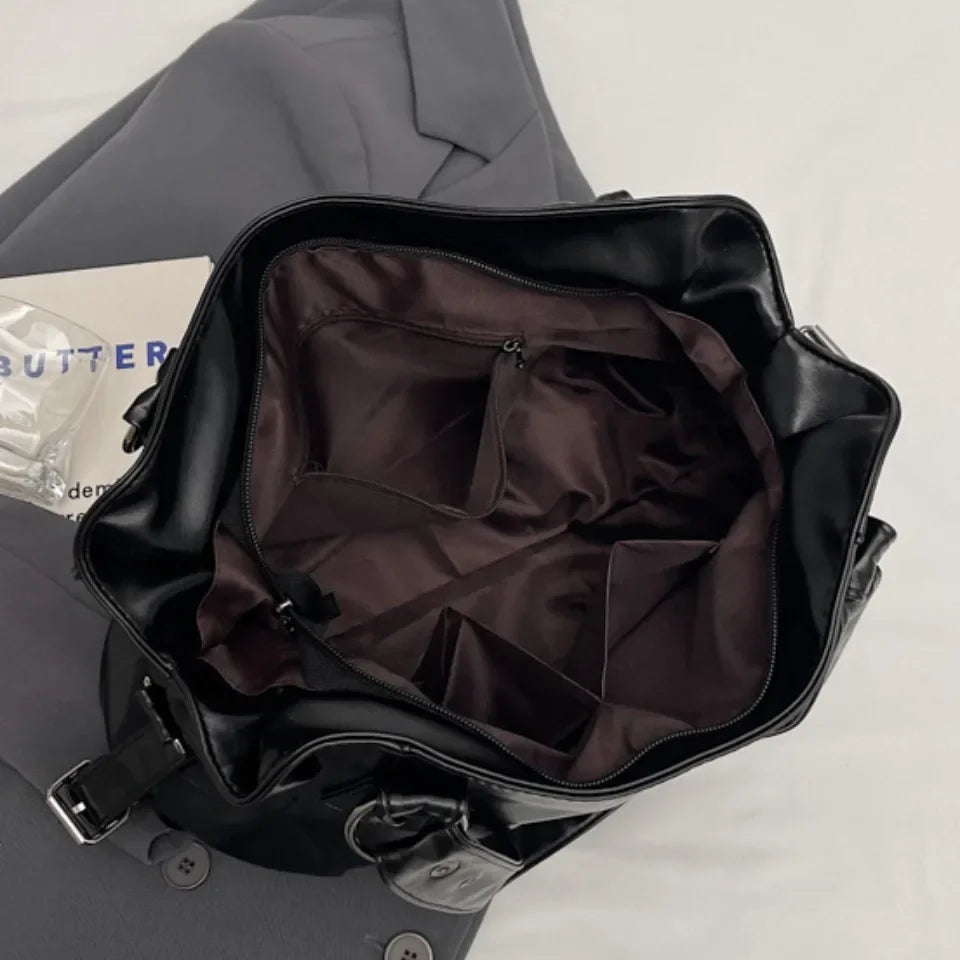 Vabena 2026 Soft Interior Shoulder Bags - High Quality Contrasting PU Handbags