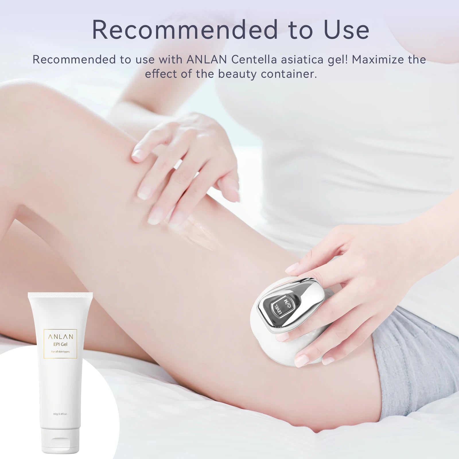 ANLAN 5-in-1 RF Cavitation Ultrasonic Body Slimming Massager for Fat Burning & Skin Tightening