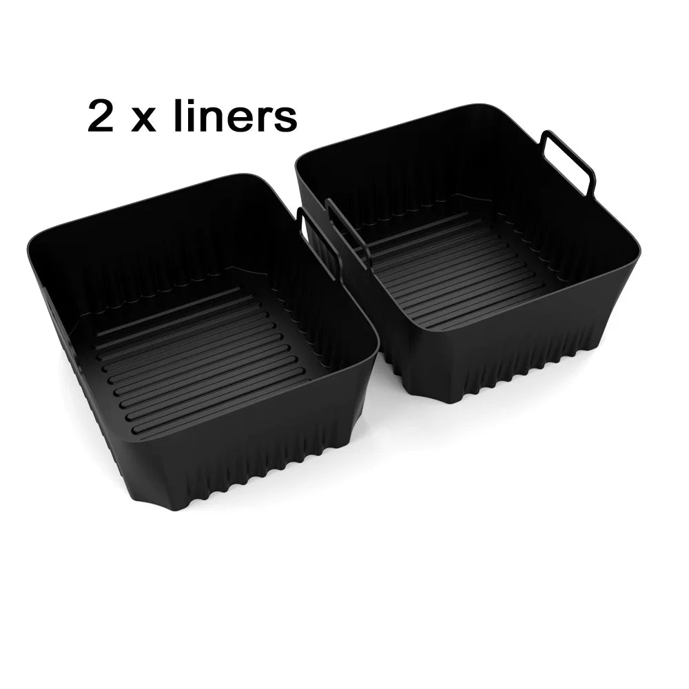 Reusable Silicone Air Fryer Liner for Ninja AF500 - Non-Stick, Easy Clean