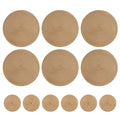 Premium Round Braided Placemats - Set of 6 | Elevate Your Dining Experience
