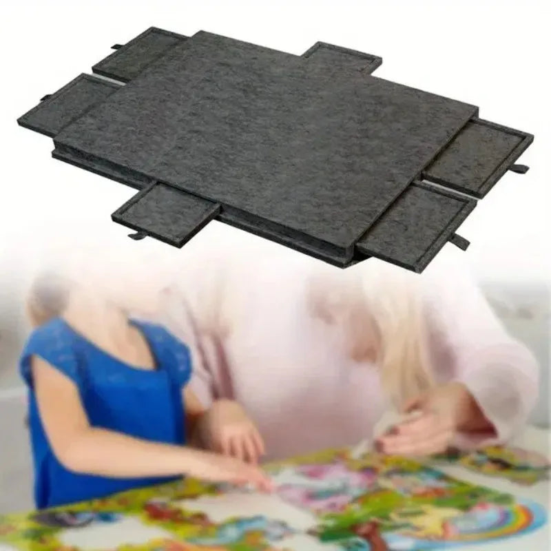 6-in-1 Tiltable Puzzle Board Desk with 6 Drawers - Holds 1000pcs